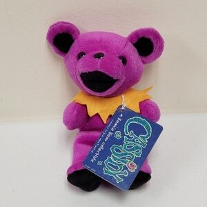 Steven Smith Grateful Dead Cassidy Beanie Bear Stuffed Animal Plush